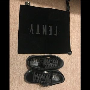 Black Velvet Puma Creepers